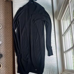 Splendid Black Longline Cardigan